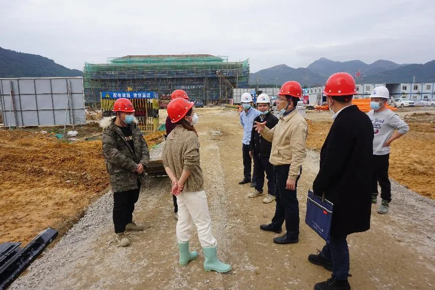 市國投公司領導赴八都職教園開展春節前質量和安全檢查指導工作