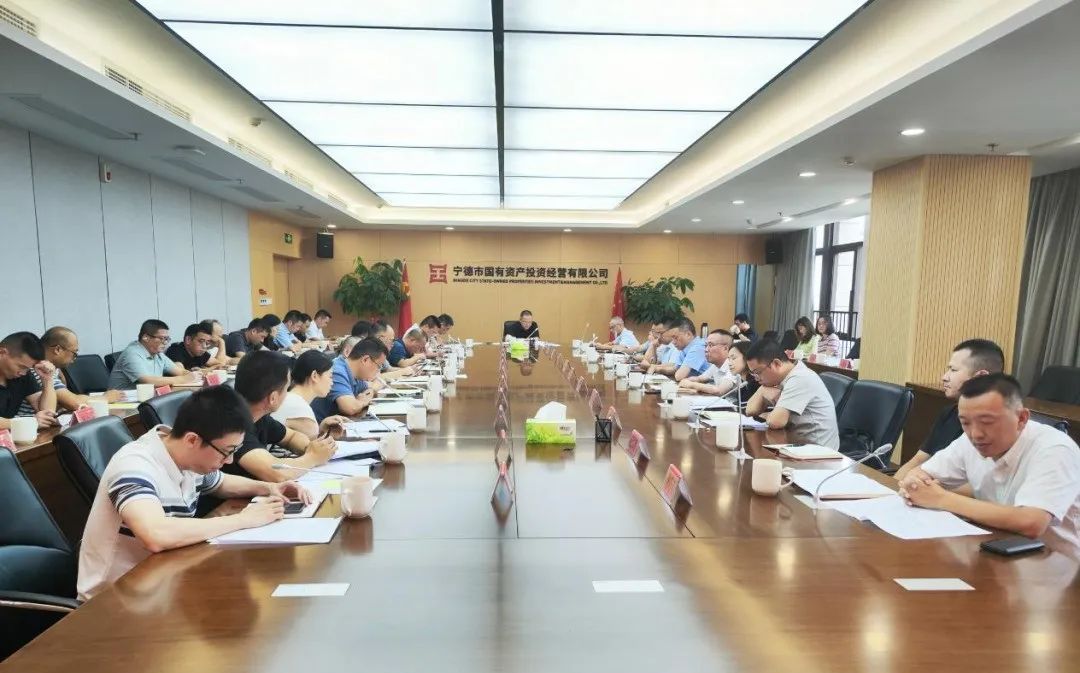 市國投公司召開重點項目攻堅推進會