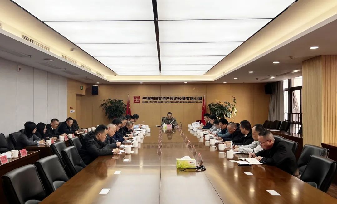 寧德市國投公司召開2024年下半年全面從嚴治黨、黨風(fēng)廉政建設(shè)和反腐敗工作專題分析會